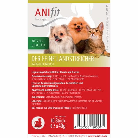 Cat Dog Snacks The Fancy Drifter (Landstreicher) 10 pieces à 40g 1 Package -2- Anifit