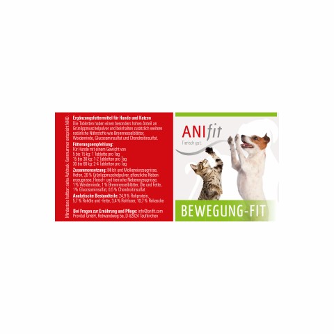 Cat Dog Supplements Movement-Fit (Bewegung-Fit) 80g 1 Piece -3- Anifit